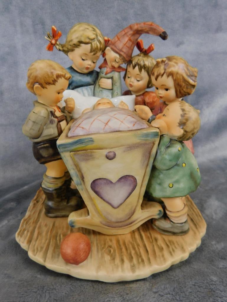 Large Hummel Figure - Century Collection - "Rock-A-Bye" - No Box - 7.5" x 6.5" x 7" - 15