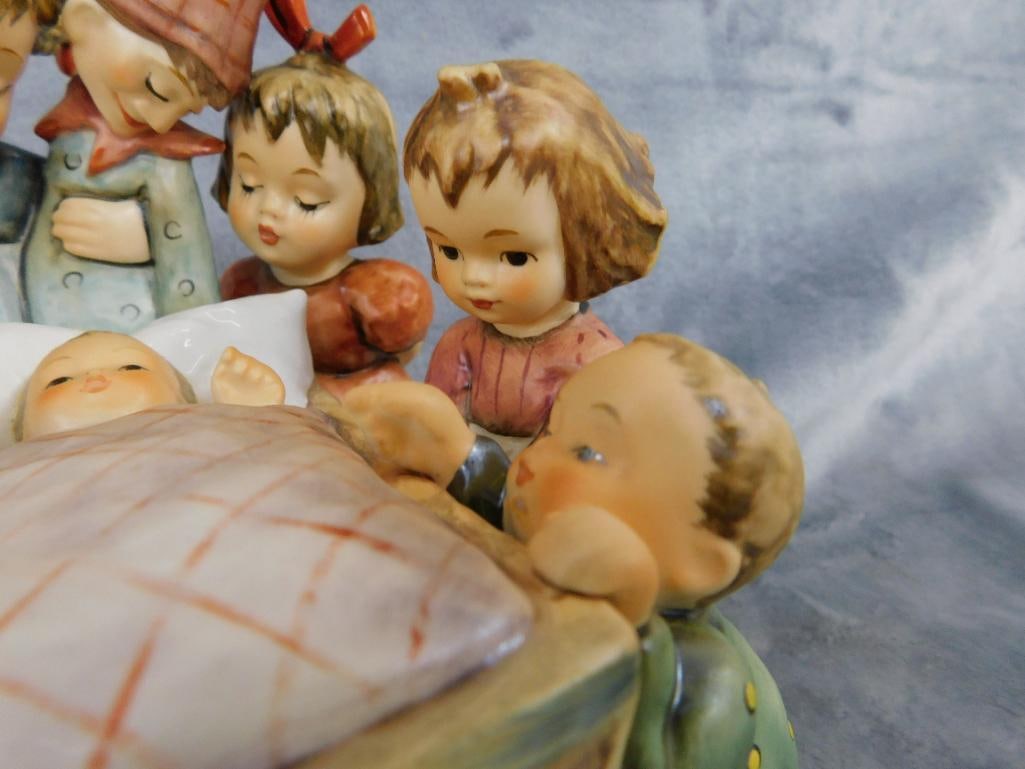 Large Hummel Figure - Century Collection - "Rock-A-Bye" - No Box - 7.5" x 6.5" x 7" - 3