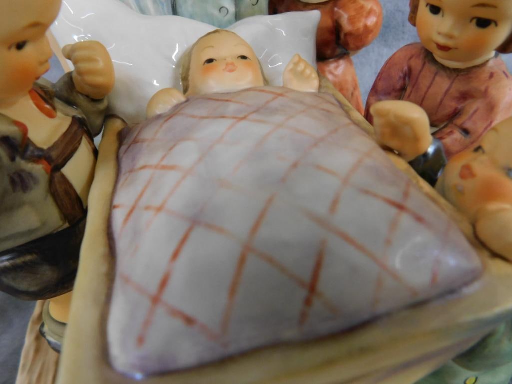 Large Hummel Figure - Century Collection - "Rock-A-Bye" - No Box - 7.5" x 6.5" x 7" - 4