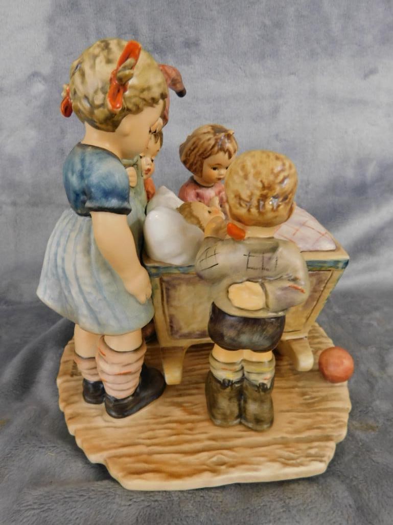 Large Hummel Figure - Century Collection - "Rock-A-Bye" - No Box - 7.5" x 6.5" x 7" - 7