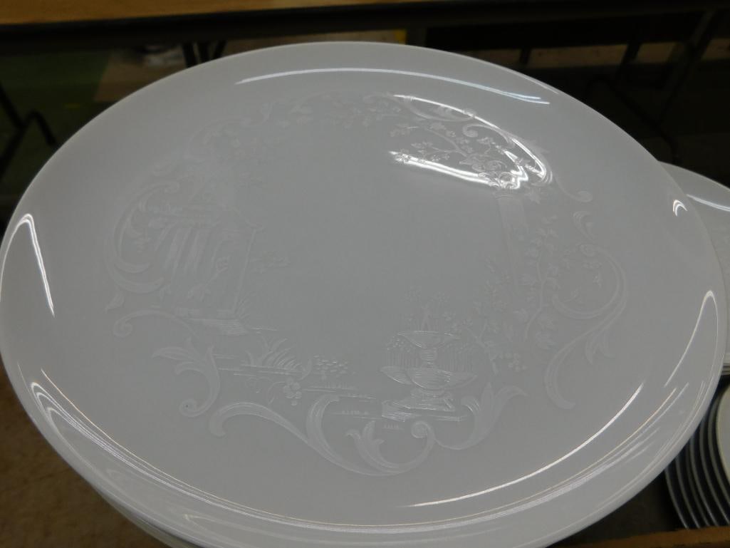 55 Piece Noritake China Set - Younger Image - Barbados Pattern - Lots of Saucers Only 4 Cups - 3
