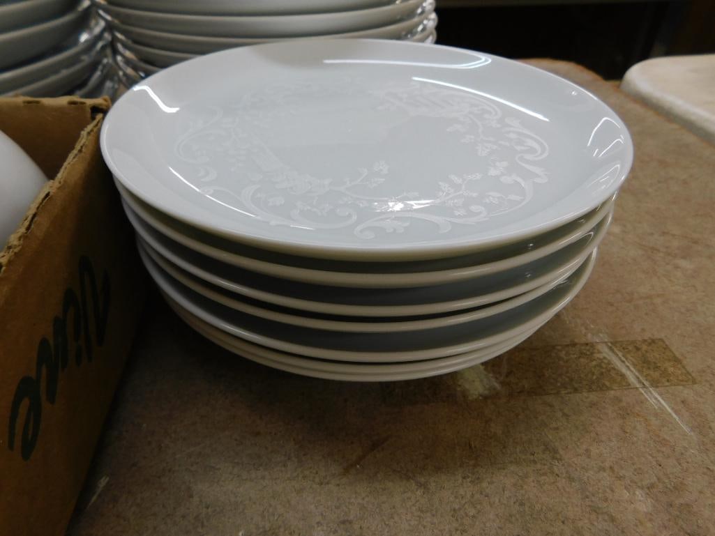 55 Piece Noritake China Set - Younger Image - Barbados Pattern - Lots of Saucers Only 4 Cups - 7