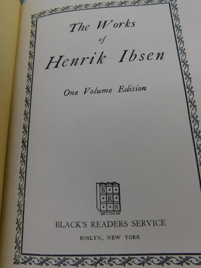 Group of 7 Leather Bound "Blacks Reader Service" Books - Good Condition - 13