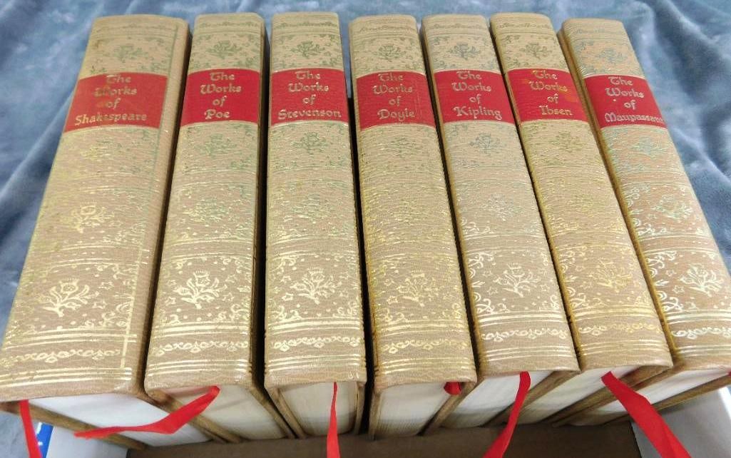 Group of 7 Leather Bound "Blacks Reader Service" Books - Good Condition (1 of 16)