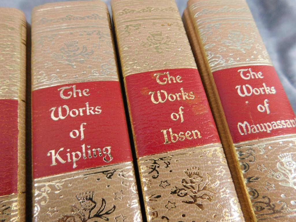 Group of 7 Leather Bound "Blacks Reader Service" Books - Good Condition - 4