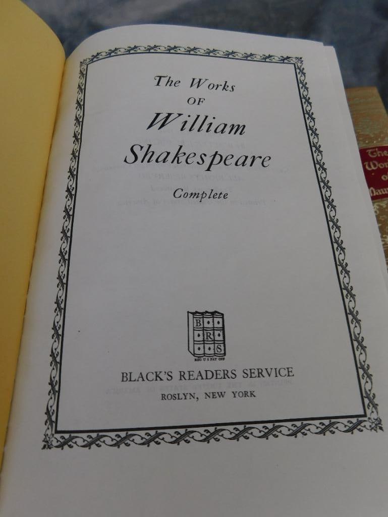 Group of 7 Leather Bound "Blacks Reader Service" Books - Good Condition - 5