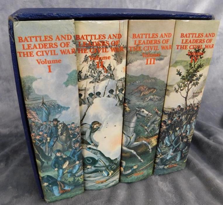 1990 4 Volume Set - " Battles and Leaders of The Civil War" - Book Sleeve: See Photos For Condition and Details