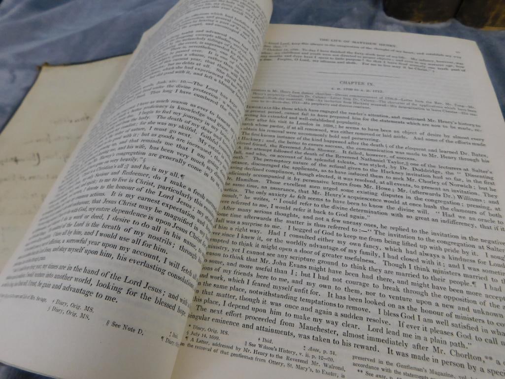 1836 3 Volume Set - "Exposition of The Old and New Testament" - Mathew Henry - 10