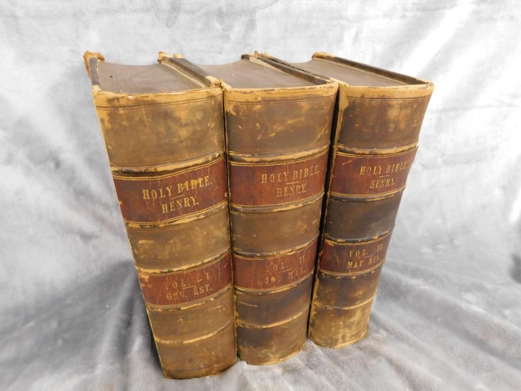 1836 3 Volume Set - "Exposition of The Old and New Testament" - Mathew Henry - 13