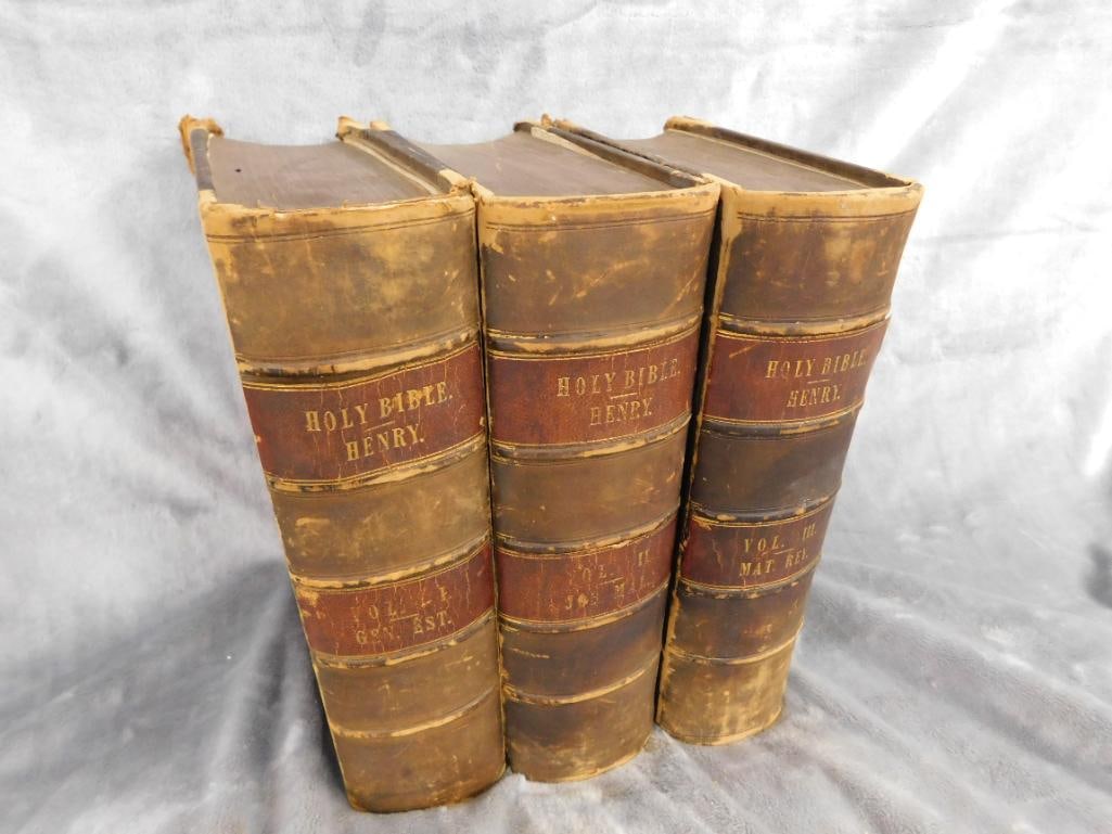 1836 3 Volume Set - "Exposition of The Old and New Testament" - Mathew Henry - 14