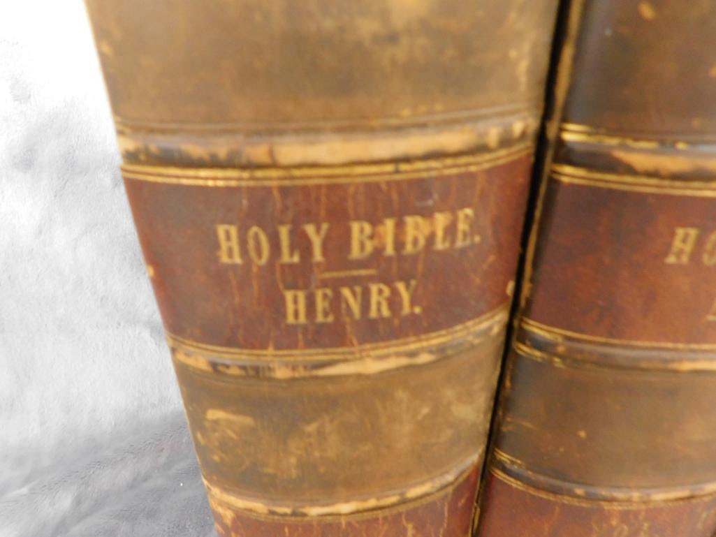 1836 3 Volume Set - "Exposition of The Old and New Testament" - Mathew Henry - 2
