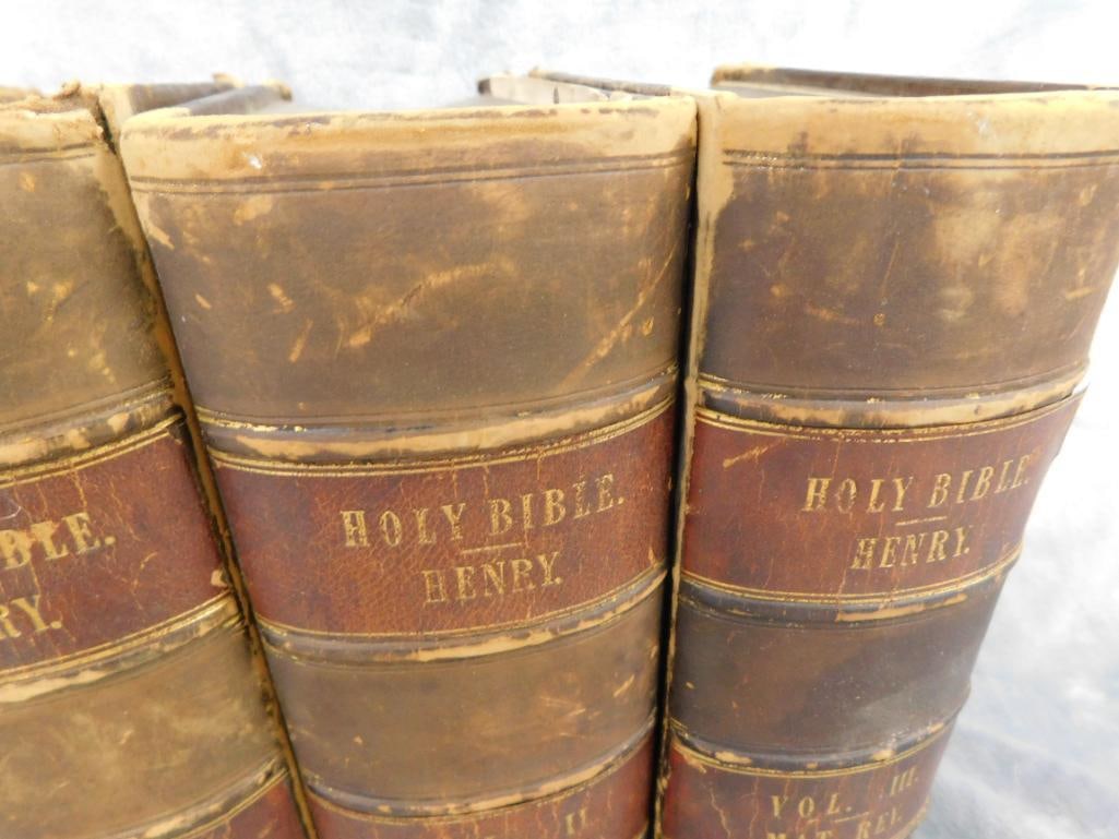 1836 3 Volume Set - "Exposition of The Old and New Testament" - Mathew Henry - 5