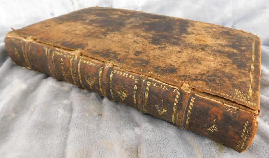 1714 "The Works of The Moft Reverend Dr. John Tillotfon" Seventh Edition: Some Wear - See Photos For Condition and Details