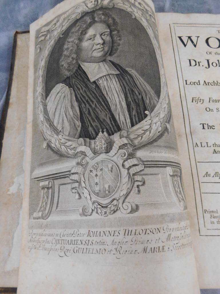 1714 "The Works of The Moft Reverend Dr. John Tillotfon" Seventh Edition - 4