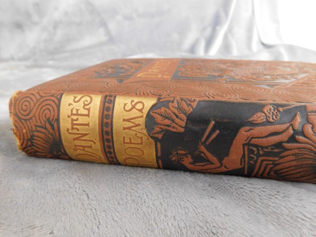 Box Lot of Old Books - "Dantes Poems" - 1834 "Vies Des Grande Capitaines Francais" V and VII - 2