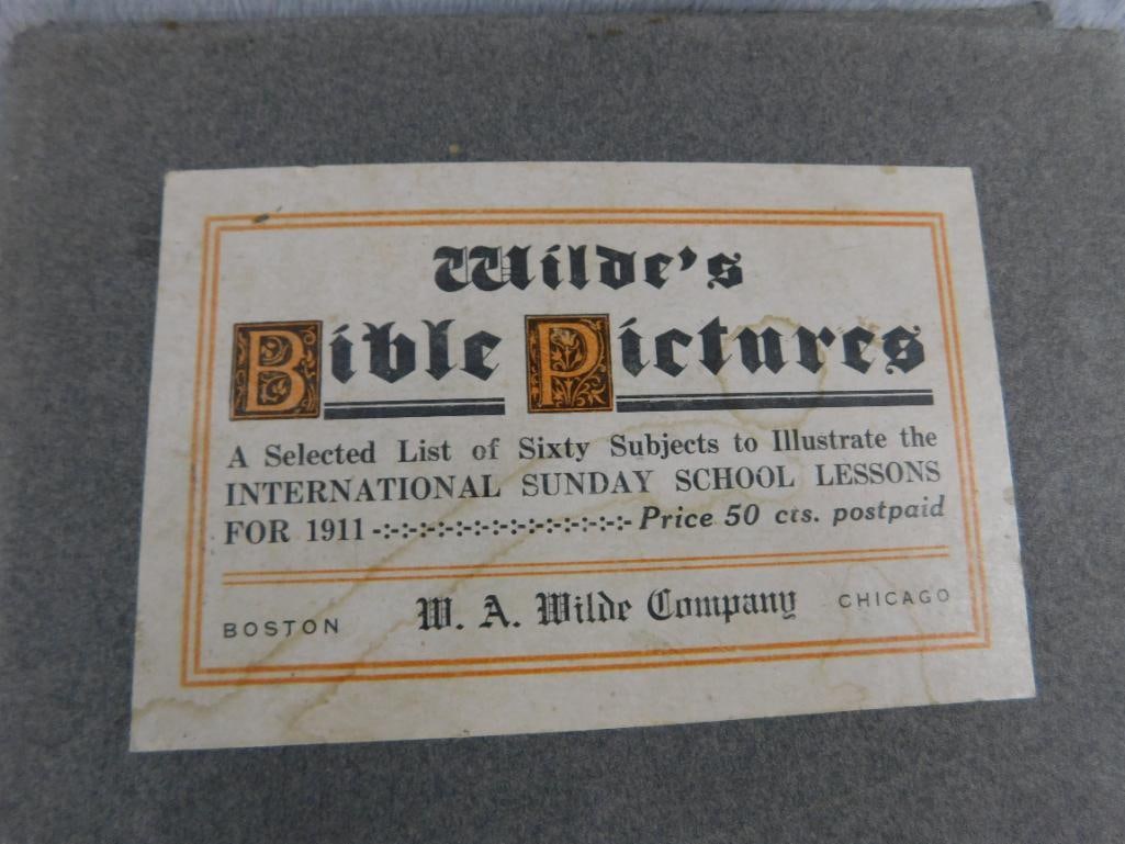 1911 Wildes Bible Picture Set - Sunday School Help - Believe Complete - 2