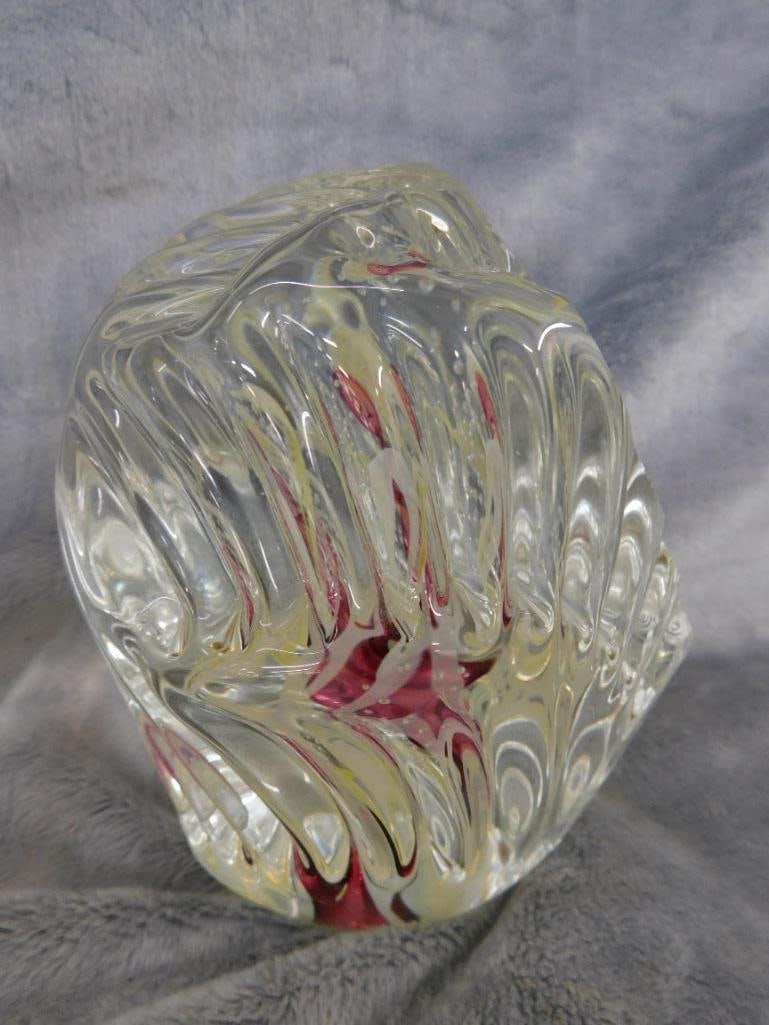 2003 Rollin Karg (Retired) Magnum Paperweight - Signed - 5.5" x 4.5" x 4.5" - 3
