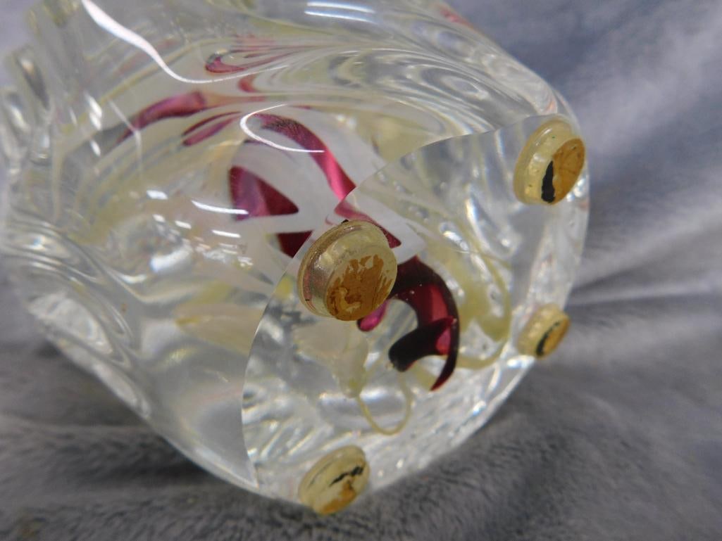 2003 Rollin Karg (Retired) Magnum Paperweight - Signed - 5.5" x 4.5" x 4.5" - 6