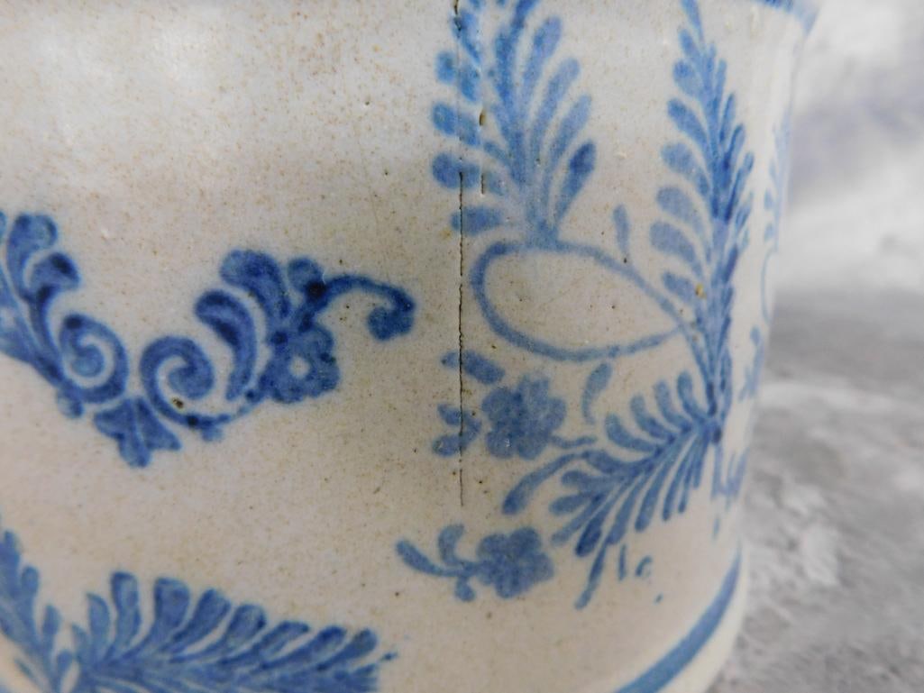 Vintage Pottery Salt Box - Wall Hung - 5.5" x 5.75" - 6