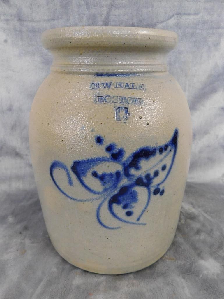 Vintage E.W. Hale 1.5 Gallon Churn Base - Boston - 11" x 8" - 11