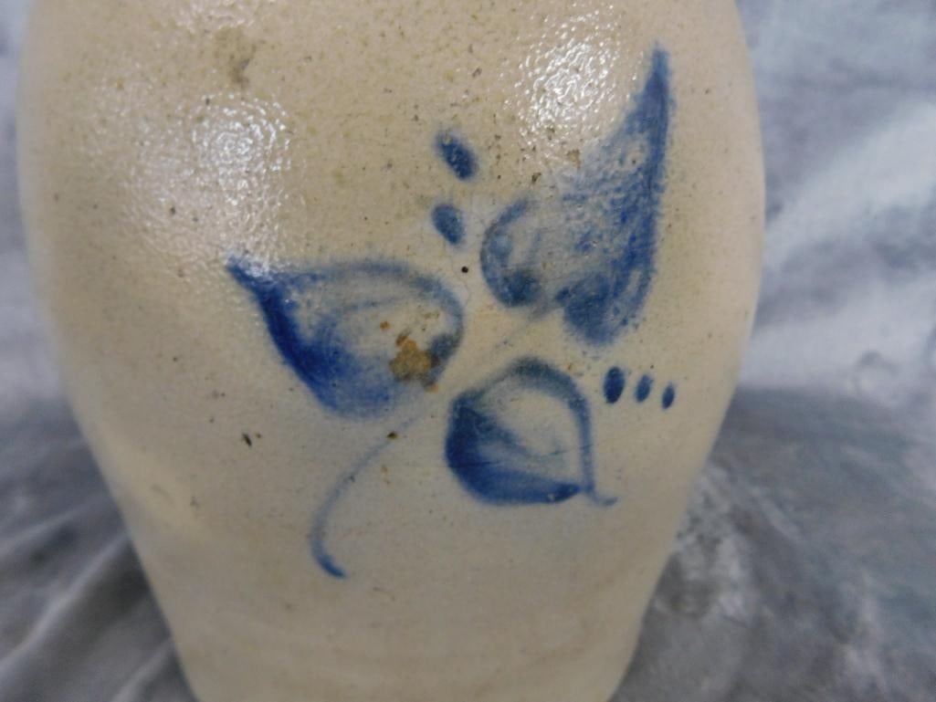 Vintage New York Stoneware Co. 1 Gallon Jug - Hairline Crack - 12" x 7" - 11