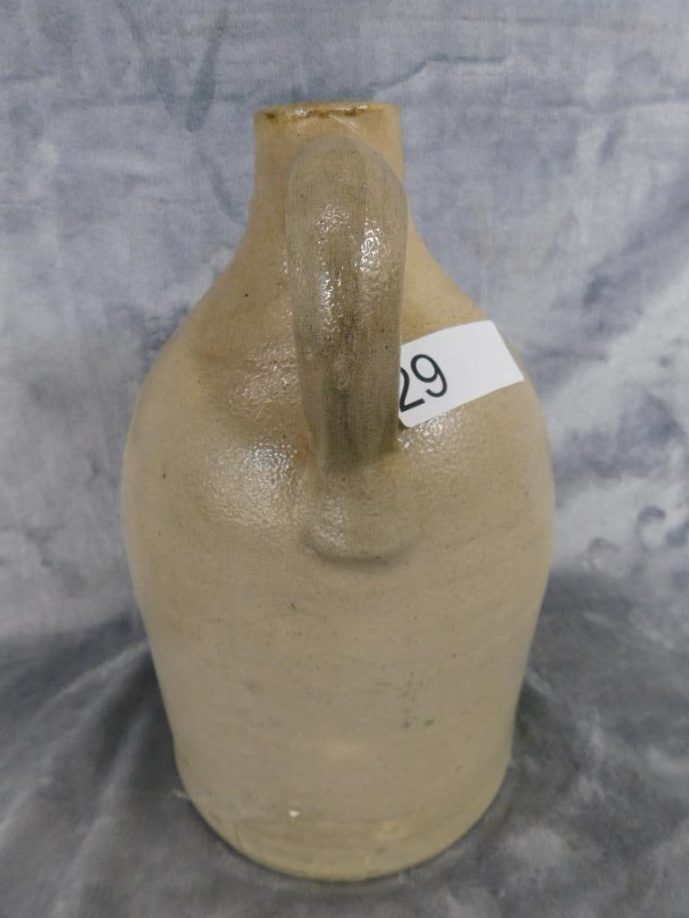 Vintage New York Stoneware Co. 1 Gallon Jug - Hairline Crack - 12" x 7" - 6