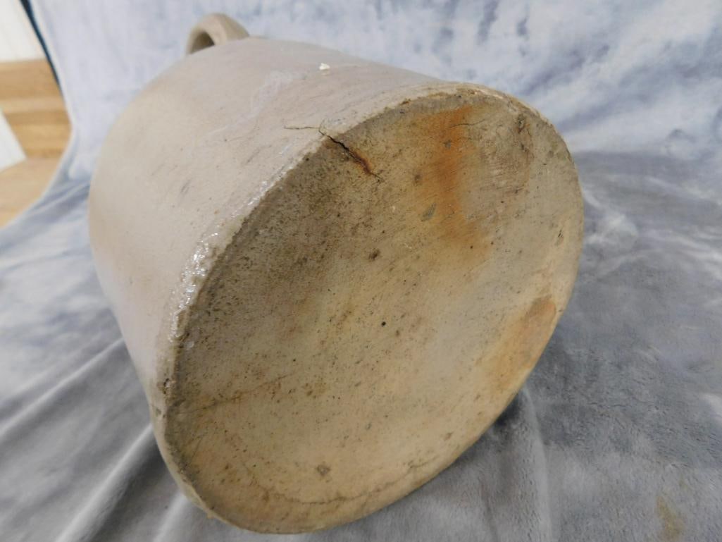 Vintage New York Stoneware Co. 1 Gallon Jug - Hairline Crack - 12" x 7" - 8
