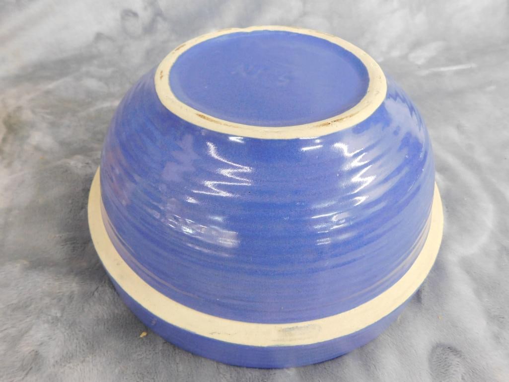 Group of 3 Vintage Mixing Bowls - USA - 4.5" x 9.5" - 2-4.5" x 9.5" - 4