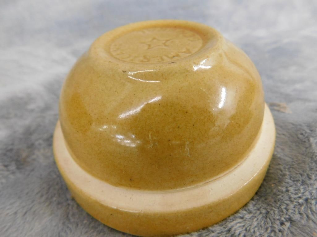 Group of 3 Small Vintage Mixing Bowls - 3" x 5" - 2.5" x 5" - 1.75" x 3.5" - 10