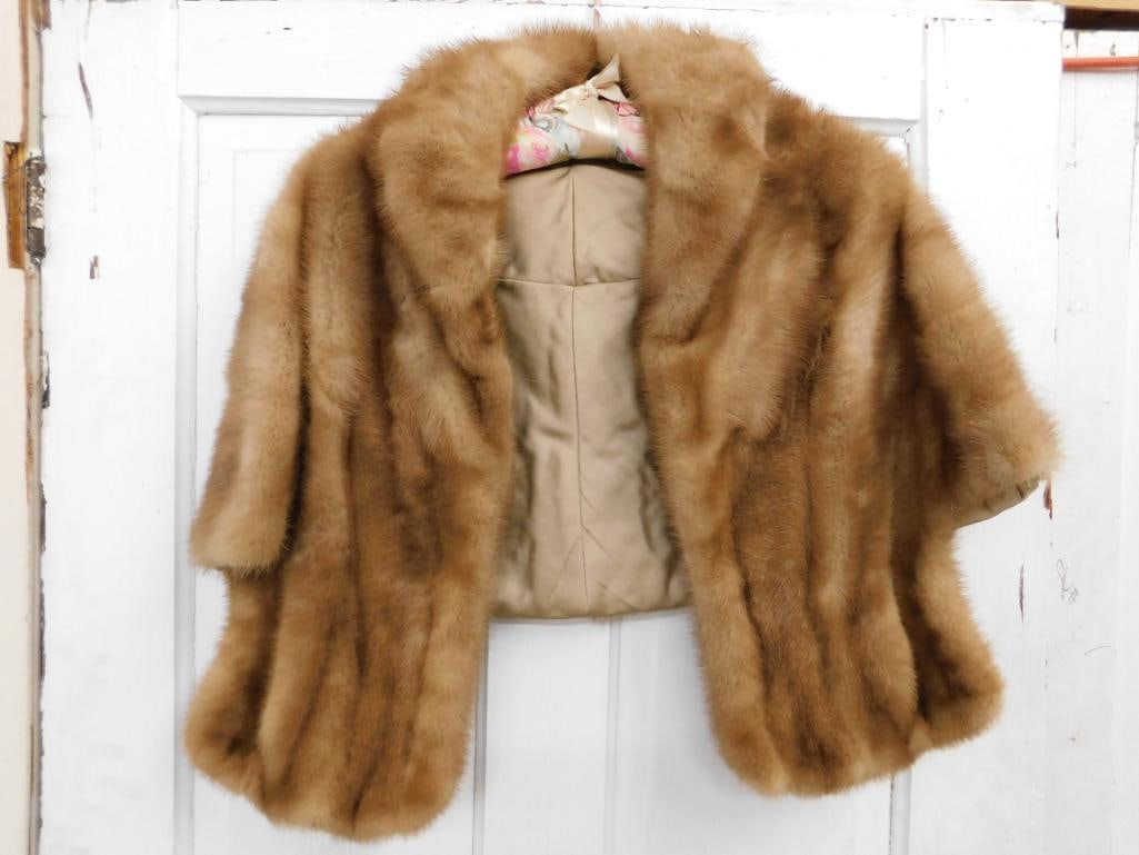Real Fur - Vintage Mink Stole - No Makers Name - Good Shape - 11