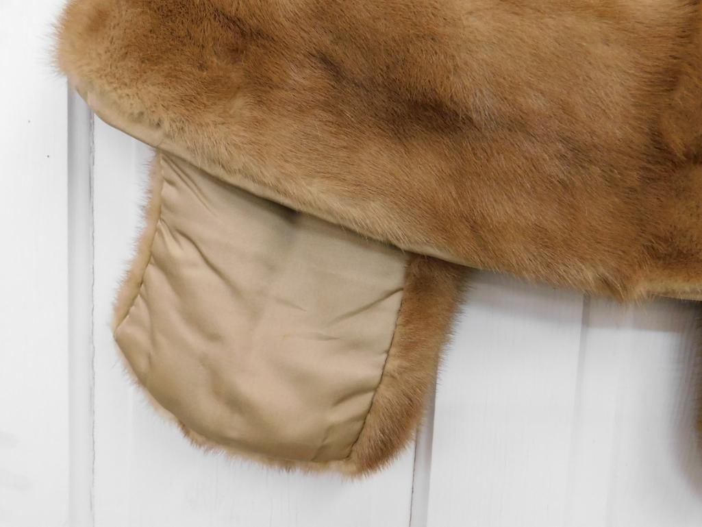 Real Fur - Vintage Mink Stole - No Makers Name - Good Shape - 8