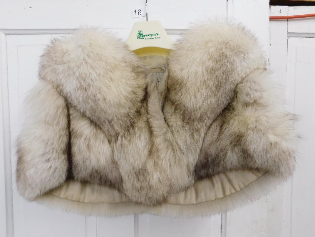 Real Fur - Vintage Fox Stole - Kreegers - New Orleans - Good Shape - 11