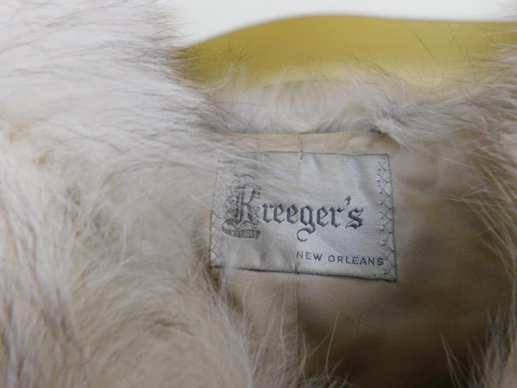 Real Fur - Vintage Fox Stole - Kreegers - New Orleans - Good Shape - 5