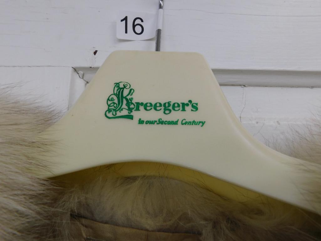 Real Fur - Vintage Fox Stole - Kreegers - New Orleans - Good Shape - 6
