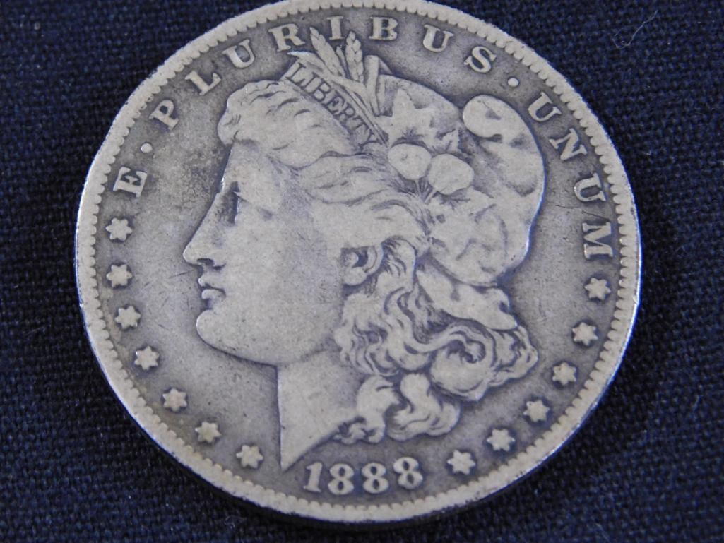 1888 Morgan Silver Dollar - 4