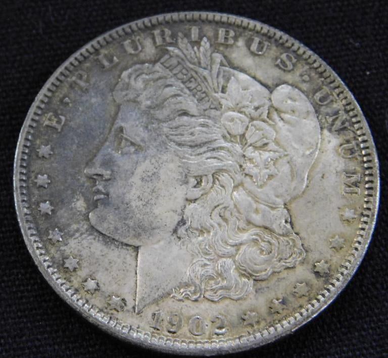 1902 Morgan Silver Dollar: See Photos For Condition and Details