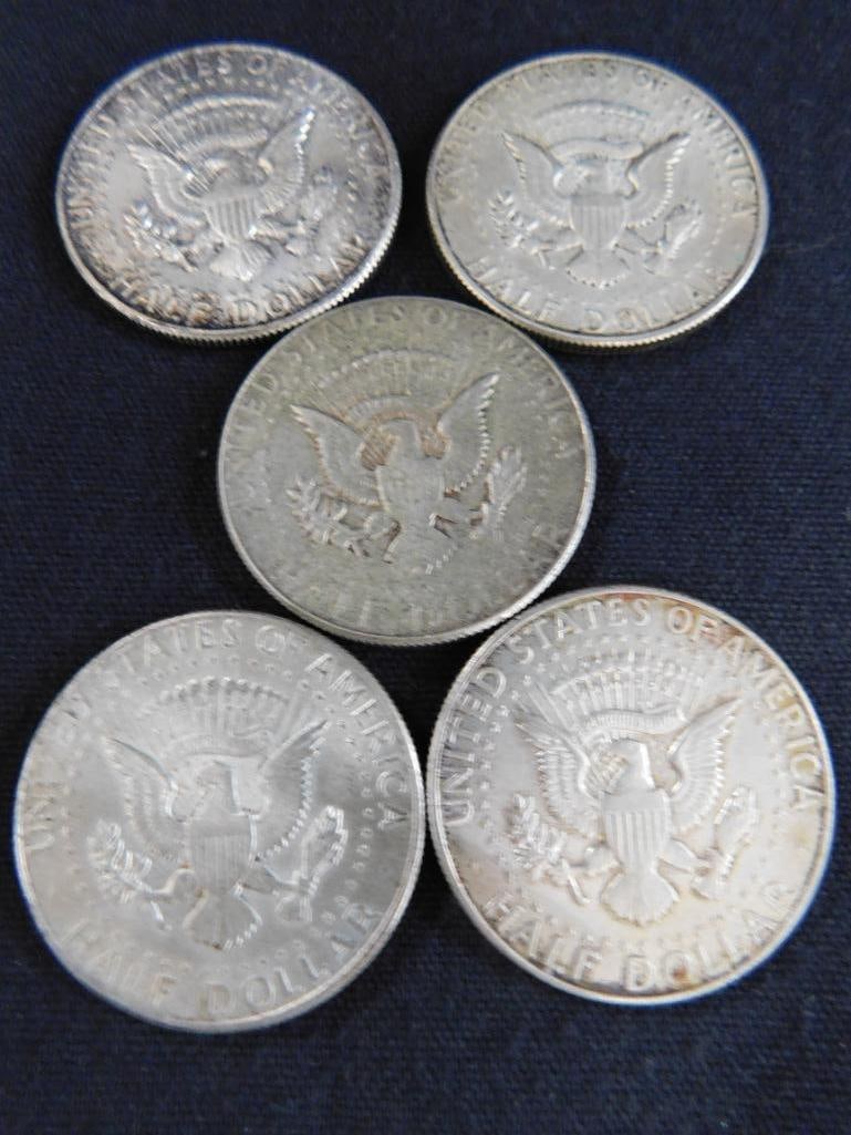 1964 Kennedy Half Dollar - 1966-1967-1968-1969 Kennedy Half Dollars - 8