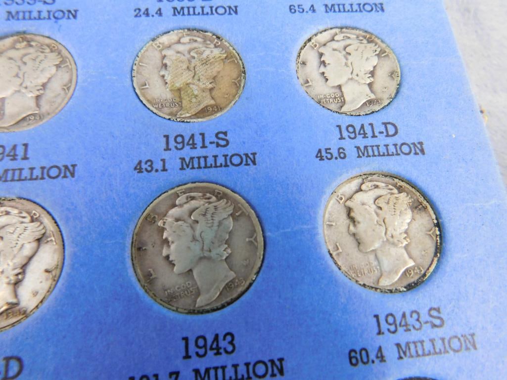 46 Mercury Silver Dimes - 11