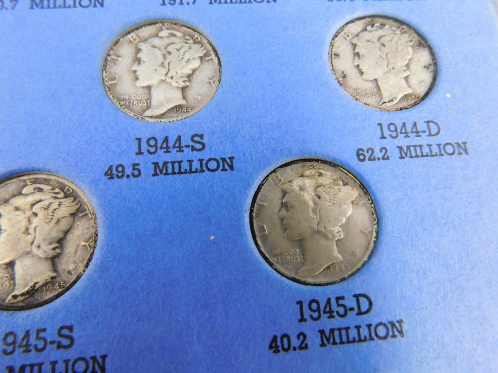46 Mercury Silver Dimes - 13