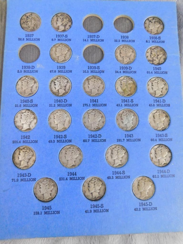 46 Mercury Silver Dimes - 14
