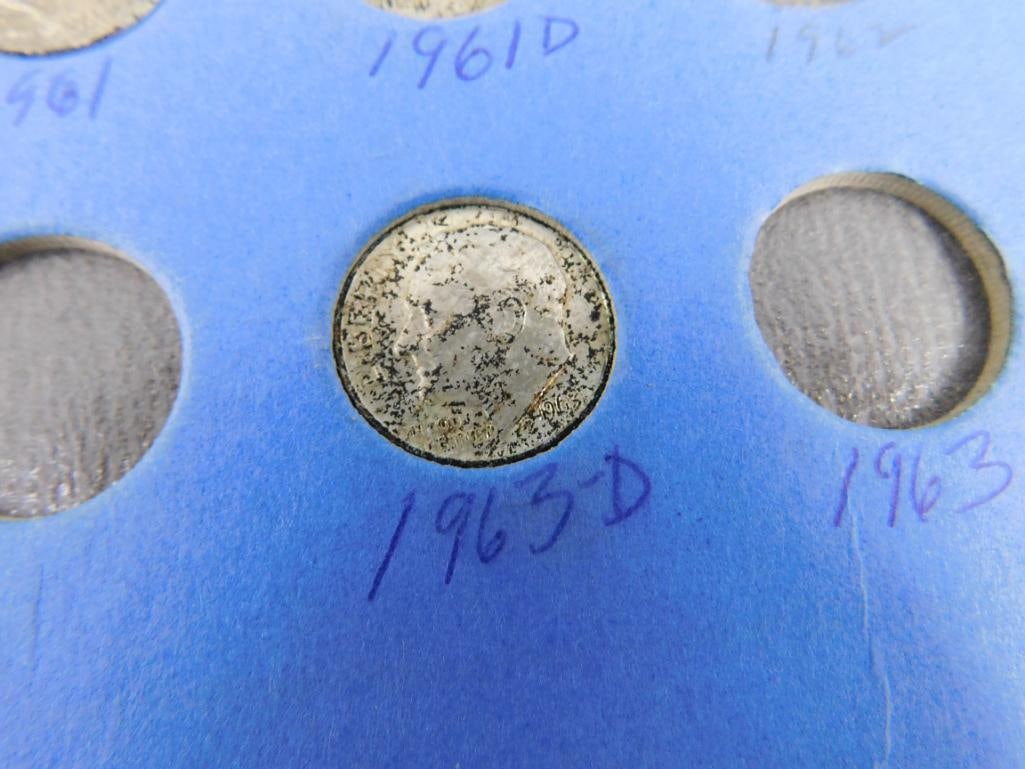 35 Roosevelt Silver Dimes - Pre 1964 - 11