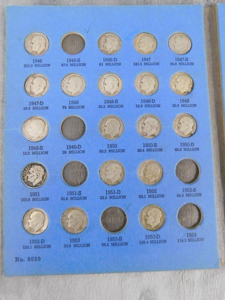 35 Roosevelt Silver Dimes - Pre 1964 - 13
