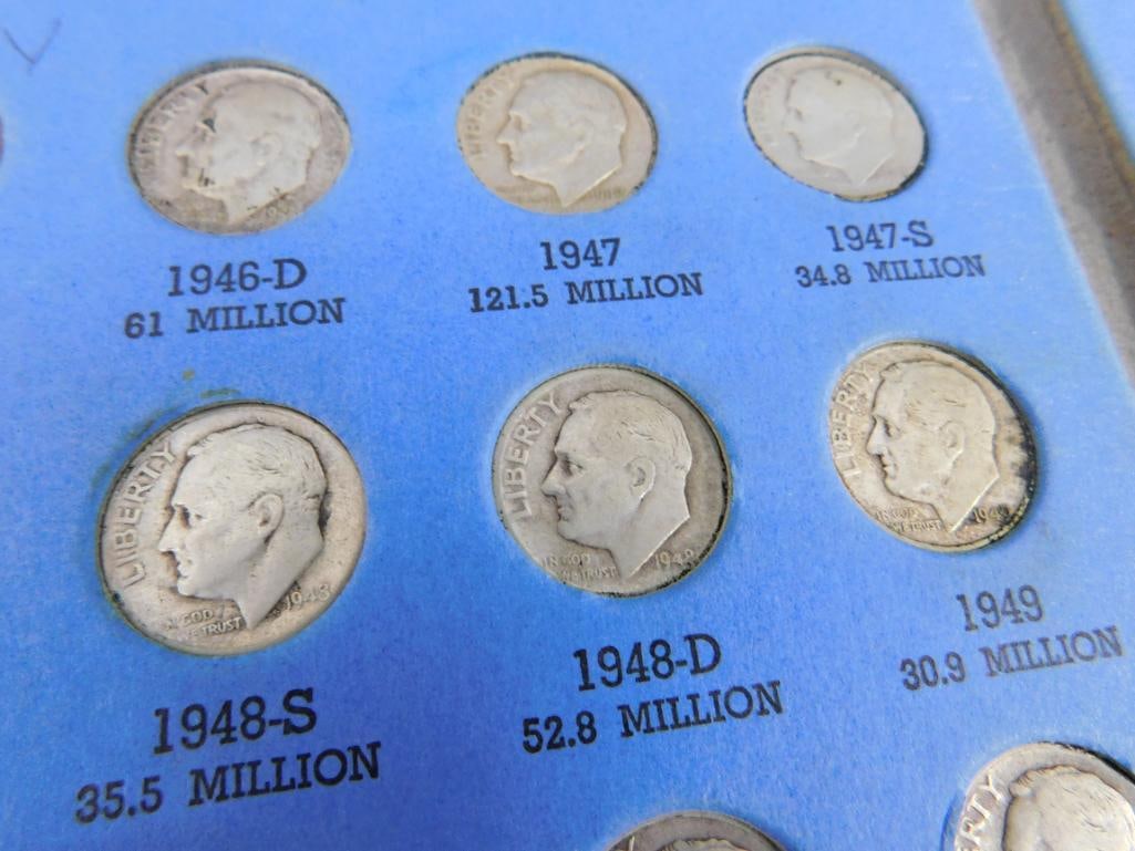 35 Roosevelt Silver Dimes - Pre 1964 - 3
