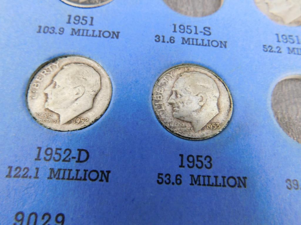 35 Roosevelt Silver Dimes - Pre 1964 - 6
