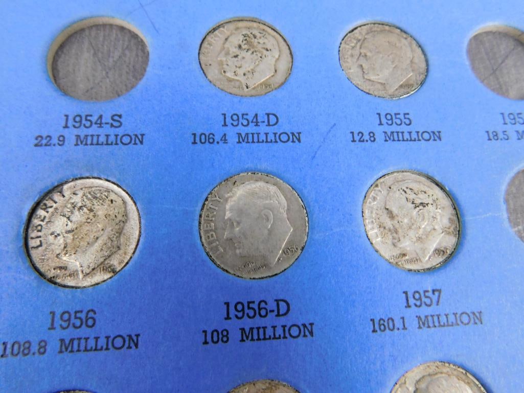 35 Roosevelt Silver Dimes - Pre 1964 - 8