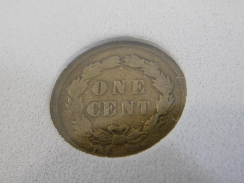 1859 Indian Head Penny XF - In Case - 2