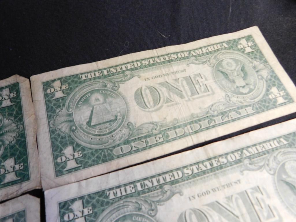 5 US 1$ Silver Certificates - 1935 - 10