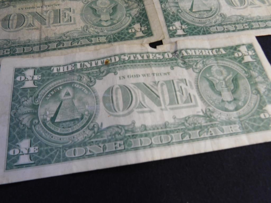 5 US 1$ Silver Certificates - 1935 - 13