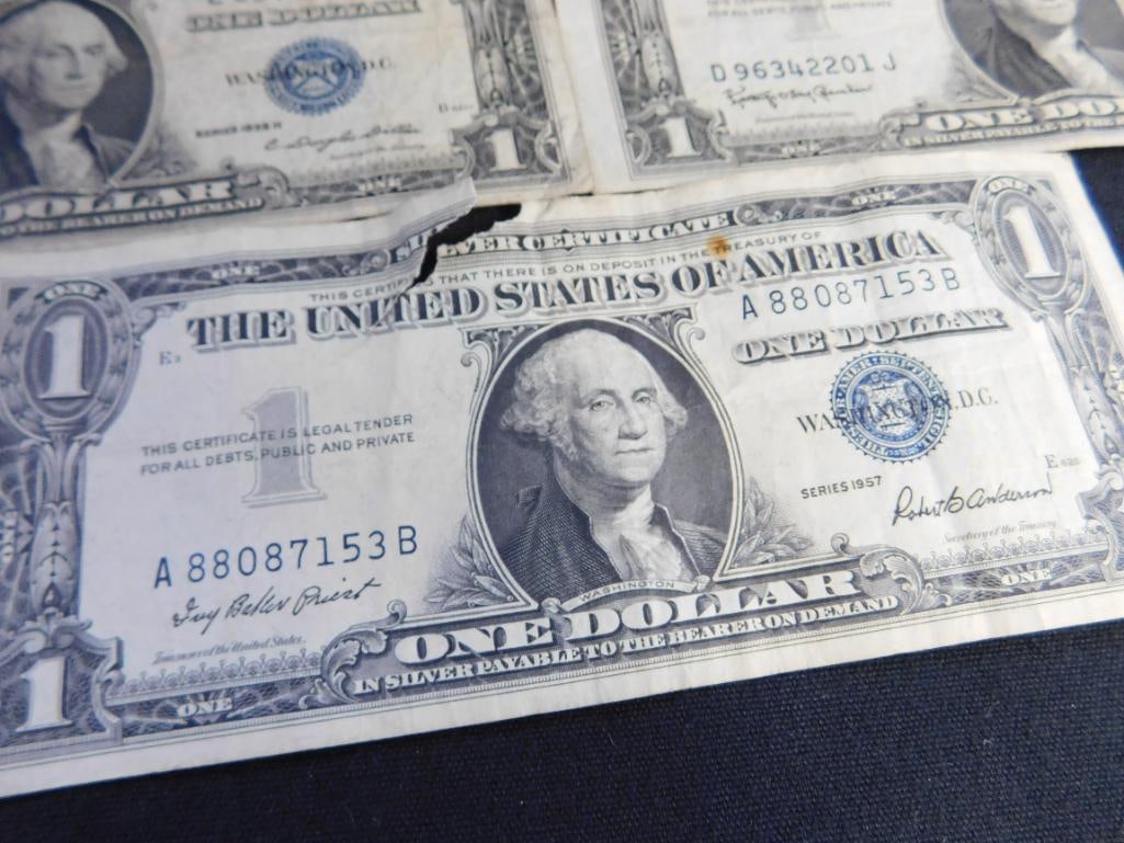 5 US 1$ Silver Certificates - 1935 - 6