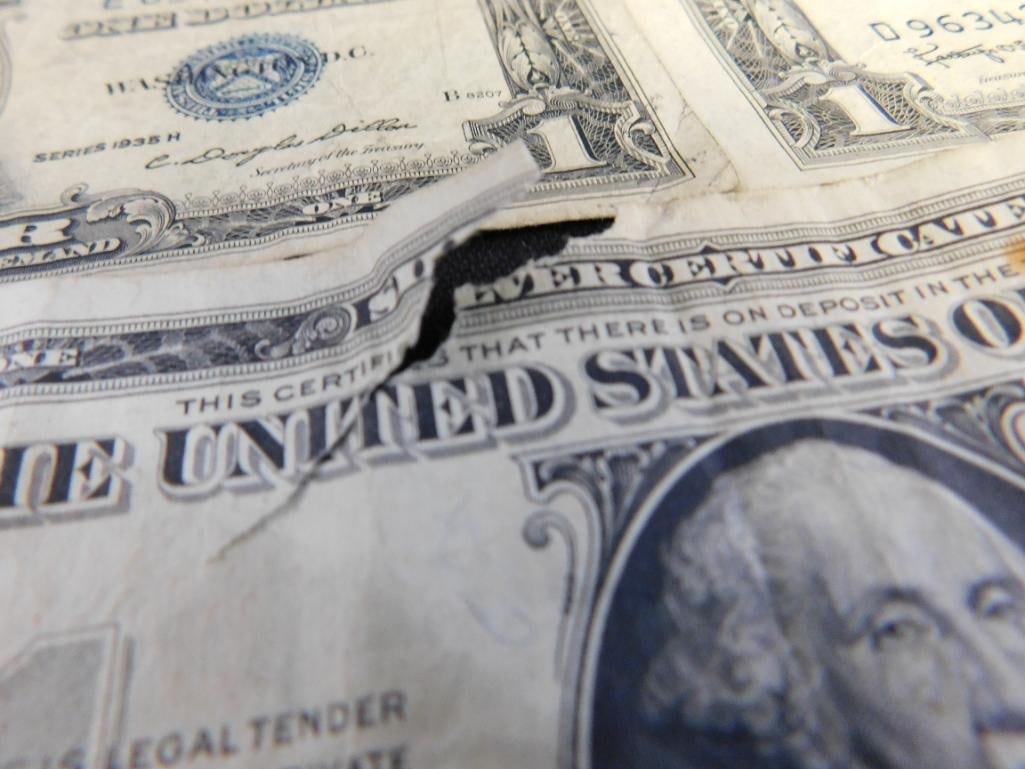 5 US 1$ Silver Certificates - 1935 - 7